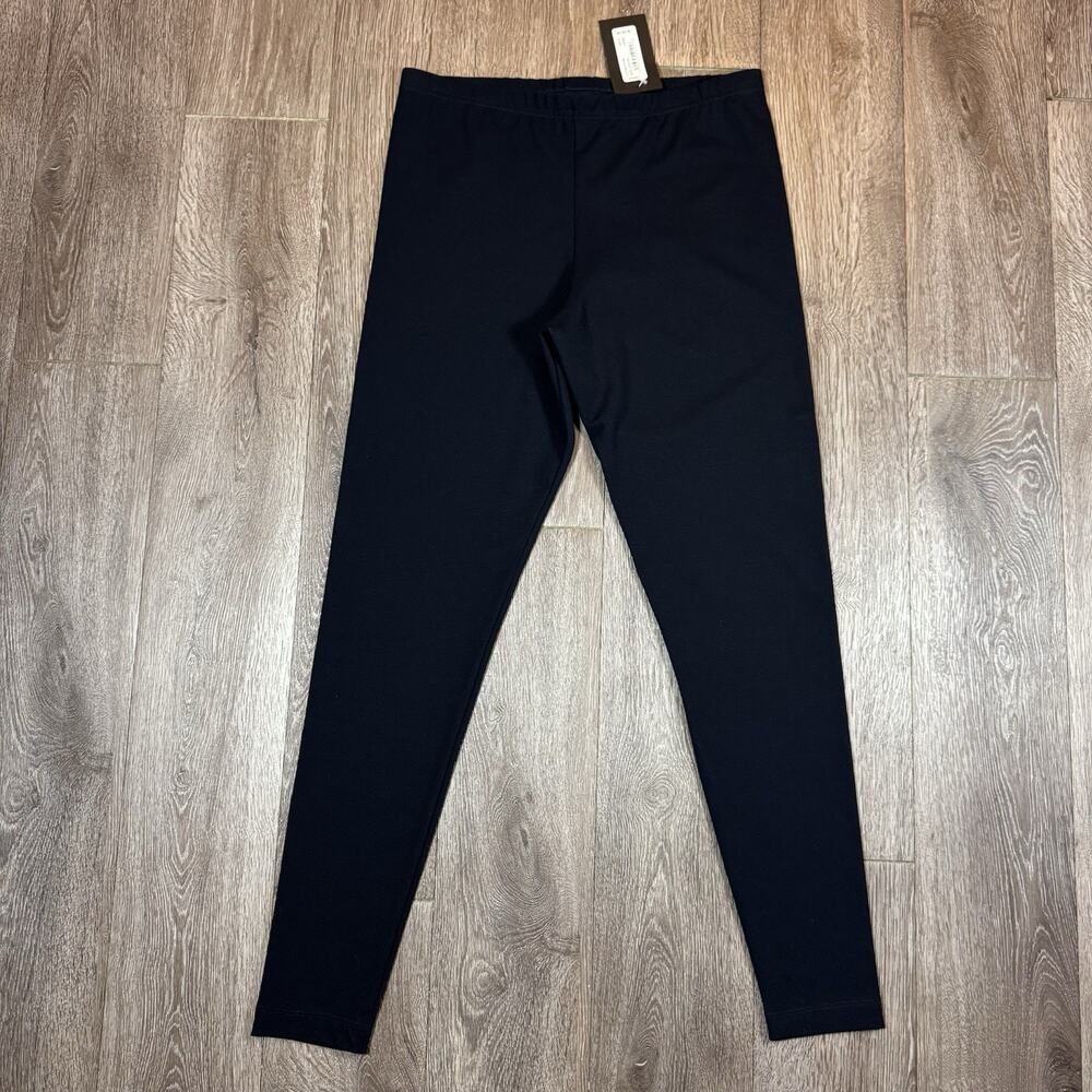 New Bryn Walker Basic Pull On Leggings Navy Blue L